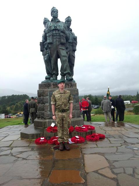 Marine Skimming, driver to Lt Col Richard Parvin, CO RMR Scotland. Achnacarry Project 31st August 2014.