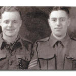 Sgt Alex Mort (left) and L/Sgt. Tom Carlisle, No 2 Commando.