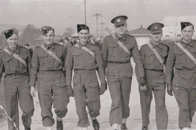 Alex Mort No.2 Commando (left) and others