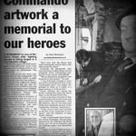 Lincolnshire Echo newspaper report on the plans for the memorial at Alrewas