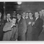 Harold Bull, Johnnie Jonson, and others at a Bde Sigs. reunion