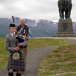 Planting ceremony for the plaque at Spean Bridge 27th June 2014