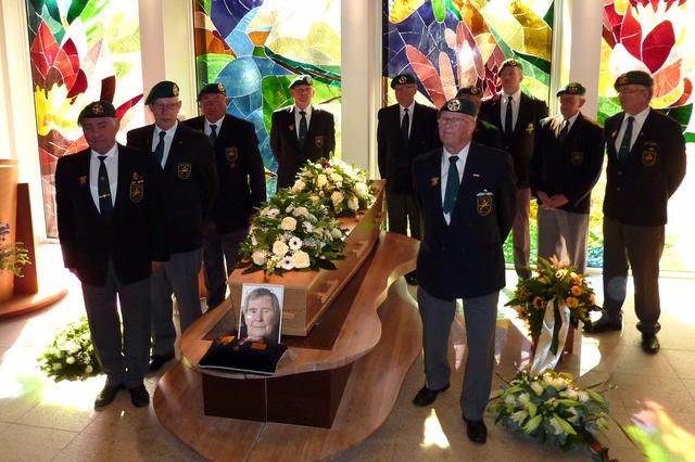 Funeral of Joannes Lodewijk Bouman 25th March 2014