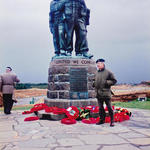 Reunion in Achnacarry after 50 years. Nov 1994.