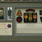 Framed in memory of Albert Bloemink, No 10(IA) Commando 2 'Dutch' troop