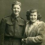 Mne. George Davidson (46RM Commando) and his wife Marion.