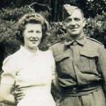 Bill Burt 9th RM Bn.(later 46RM Commando) with his wife Norah