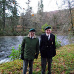 No 2 Commandos John Morris and Eric Buckmaster back at Achnacarry Nov 8th 2014