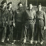 Thomas McGuinness (centre) No.4 Cdo. and others