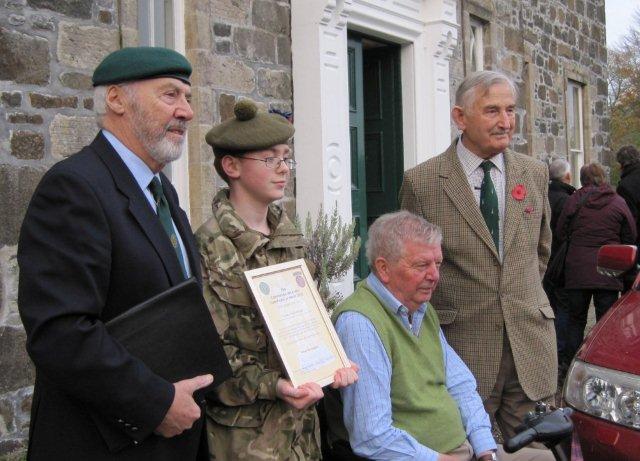 Joe Murtagh, Ewan McGregor, Lochiel and Brigadier Jack Thomas - 1