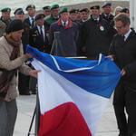 Unveiling of the Memorial to the landing of the 1st BFM led by Captain Kieffer