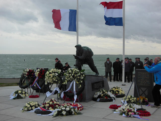 Memorial at Vlissingen (Flushing) 3rd November 2014