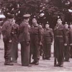 Sgt Allan Jameson, No.5 Commando, on parade...
