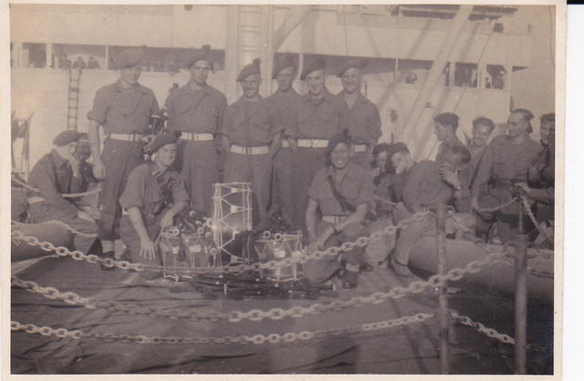 No 9 Commando pipes and drums,  Italy or Greece, May1944