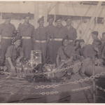 No 9 Commando pipes and drums,  Italy or Greece, May1944