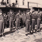 Greek VIPs and British officers, No 9 Cdo Drama November 1944