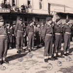 Greek VIPs and British officers, No 9 Cdo Thrace, Drama November 1944