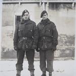 Alec 'Mac' MacAulay (right) and pal, No.4 Commandos