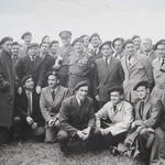 No.4 Commando Veterans with Field Marshal Montgomery and Major General  "Windy" Gale