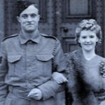 Sgt Denis Fuller, No.2 Commando, wedding photo 1942