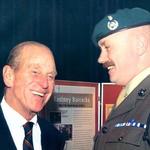 Prince Phillip and RSM George Forster, Corps' RSM and SBS