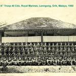 40 Commando, RM, 'A' troop, Lenngong, Grik, Malaya, 1950