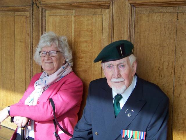 Eric Buckmaster, No.2 Commando, and his wife Margaret.