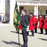 David Davies and The CVA Standard on Parade