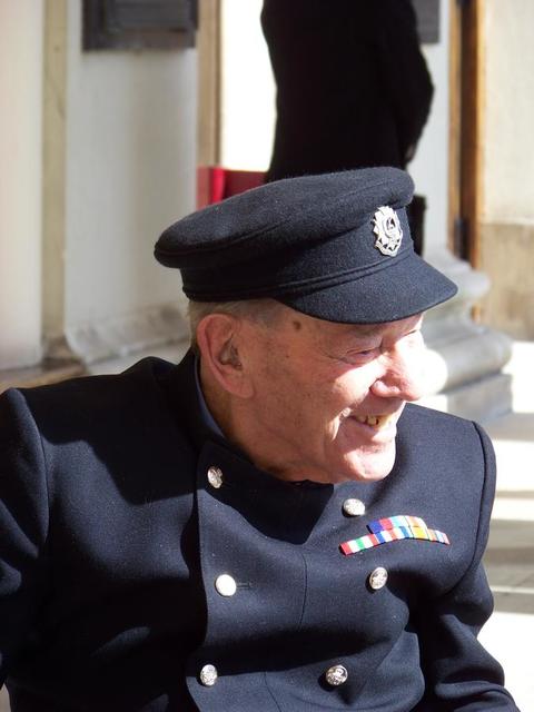In-Pensioner Fred Walker, No.3 Commando