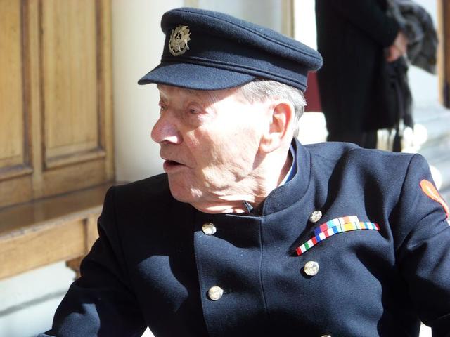 In-Pensioner Fred Walker, No.3 Commando