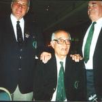 Roy Suzuki (centre) and 2 others, Normandy 50 years on, 1994