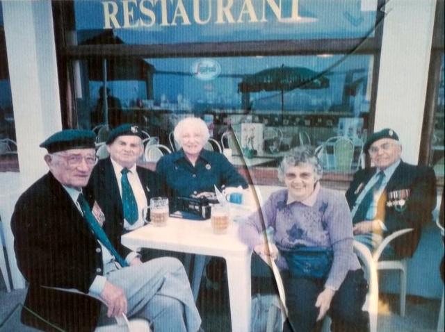 Roy Suzuki (front left), Harry Ritter (next to him), and others, 2004, Normandy