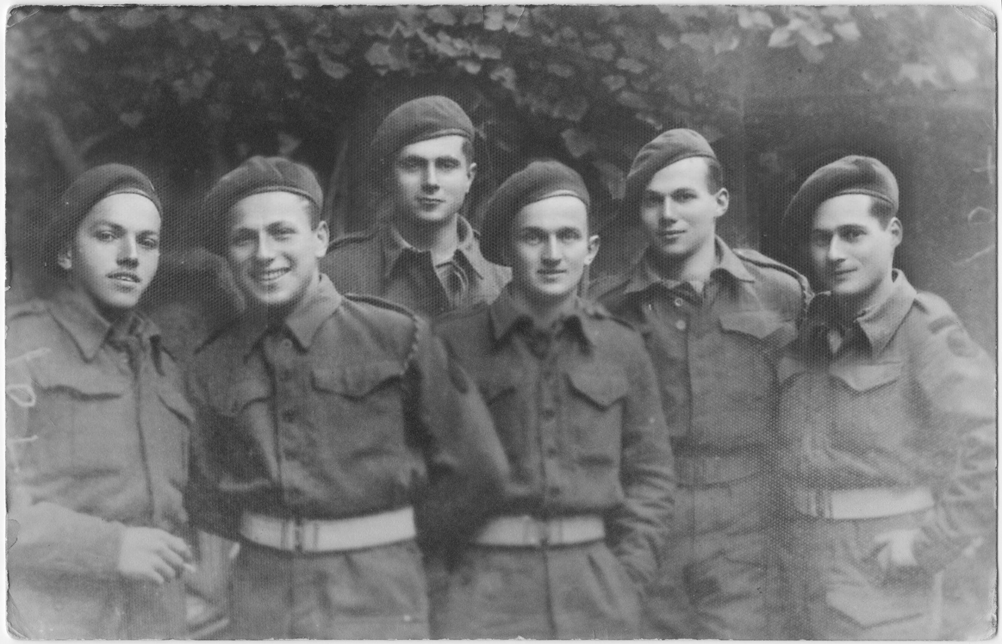 No.2 Cdo's. Pasternach, Pierth, Fred Hausman,DCM,  Theodor Bondy BEM, Sholom, Ernest Z Rosenstein