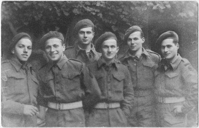 No.2 Cdo's. Pasternach, Pierth, Fred Hausman,DCM,  Theodor Bondy BEM, Sholom, Ernest Z Rosenstein