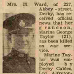 Marine George Taylor