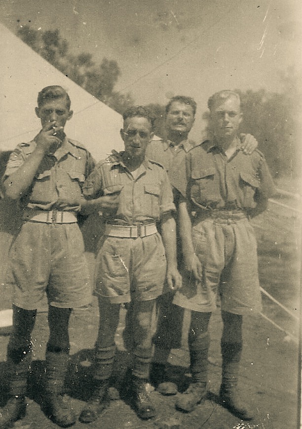 2 u/k and then TSM George Hutton DCM, LSgt Ray Buckby, No.2 Commandos
