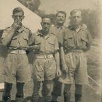 2 unknown and then TSM George Hutton DCM, L/Sgt Ray Buckby