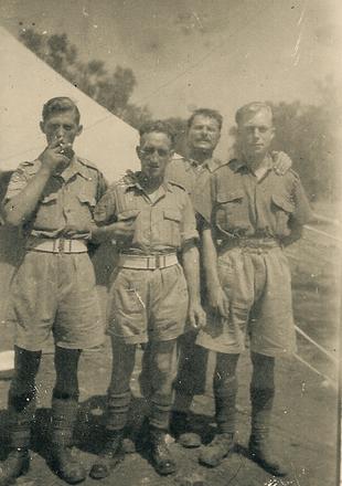 2 u/k and then TSM George Hutton DCM, LSgt Ray Buckby, No.2 Commandos