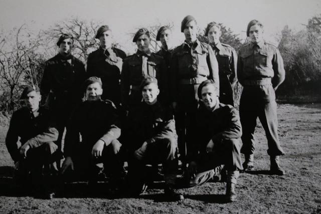 Jack Shaw (1 Bde Signals) and colleagues training at Achnacarry