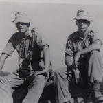 Alex McFarlane and 'Jerry' Lewis, 45 Cdo. convoy to Dhala Aden 1962