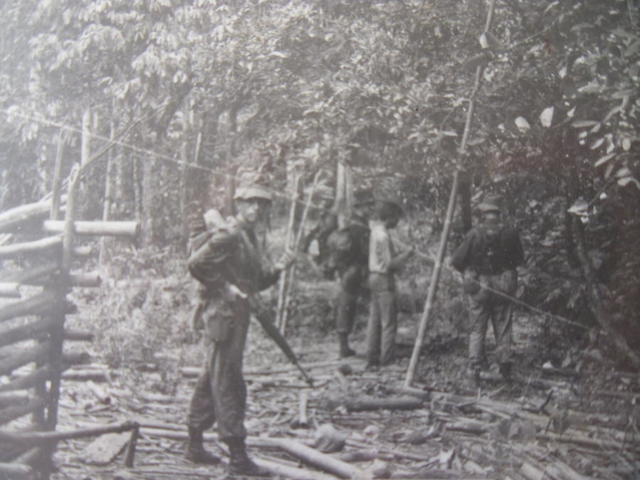 Alex McFarlane and others from 40 Commando, Sarawak 1967