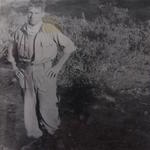 Mne. Alex McFarlane on exercise with 45 Commando, Aden 1962.