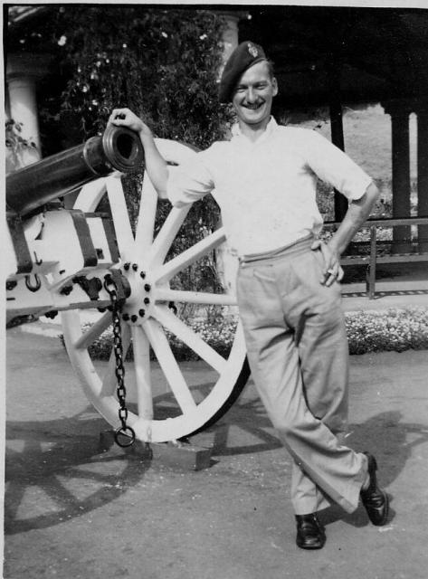 Bob Mewett at Bangalore, India 1945