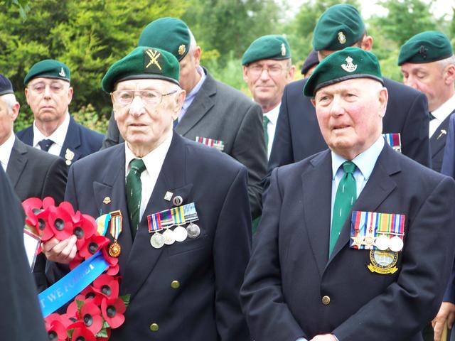 Edward Redmond, No.5 Commando & Ernie Mason, No.3 Commando during the Service