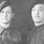 Cpl John Samuel Roberts and pal, No.9 Commando, Italy.