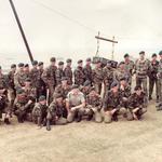 131 Indep Cdo Sqn RE(V) aerial ropeway construction at Weymouth 1989