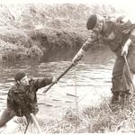 SSgt Paul Sims and Spr Mick Beardshaw of 299 Troop on Ex Black Knight at Altcar