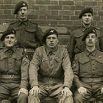 Edward Arnold Tucker (rear left) and other Paras.