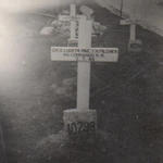 Cross on the grave of Marine Joseph Henry Pilcher, 45RM Commando