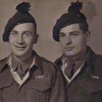 Gnrs. Frank Oram and V. Hill, No.9 Commando. Oct 1945 Germany